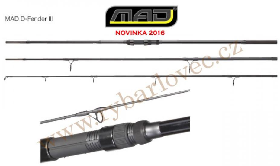 Prut MAD D-Fender Carp III 3,60m-3,00lbs -3 díly